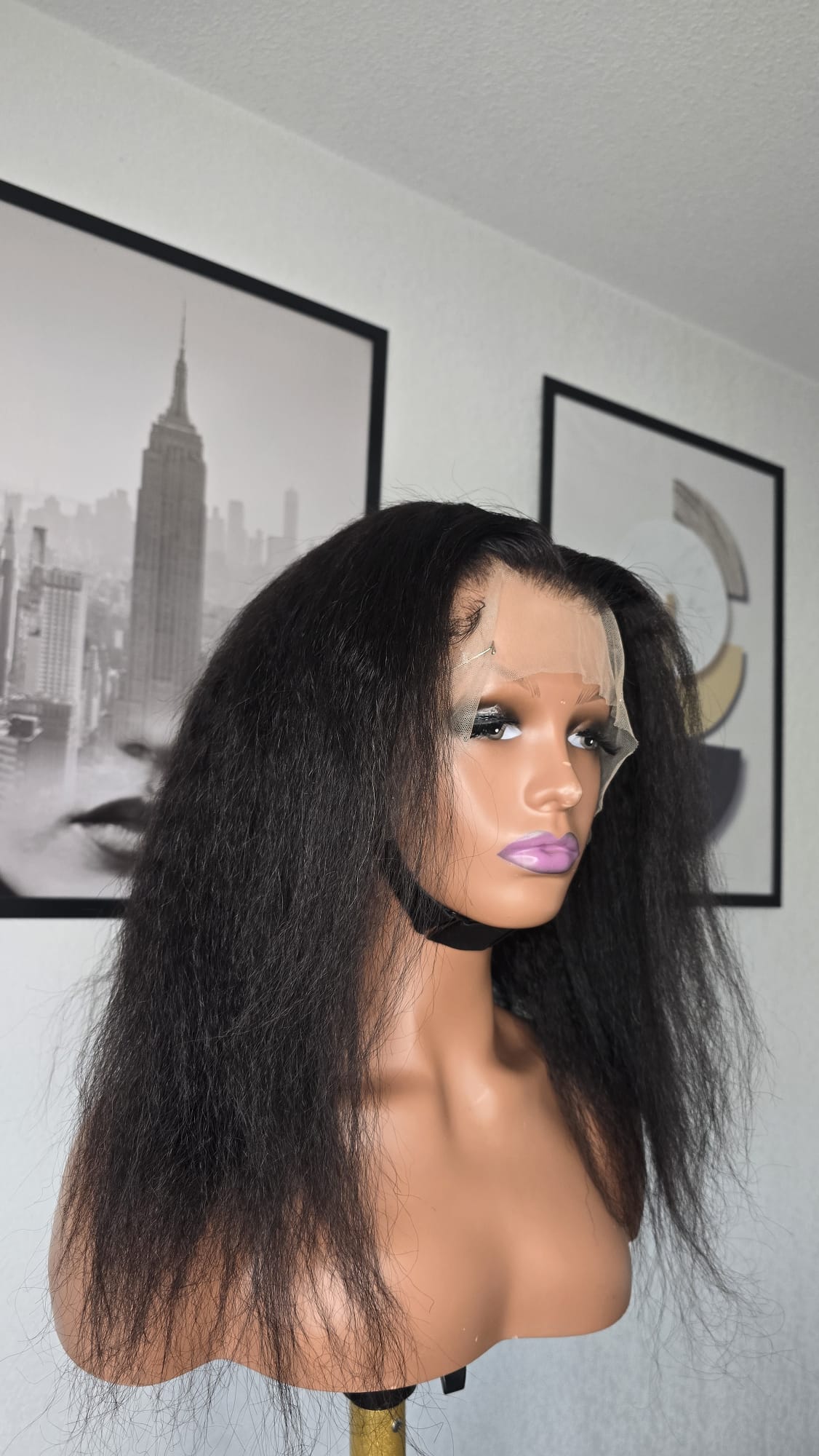 Afro kinky straight wig